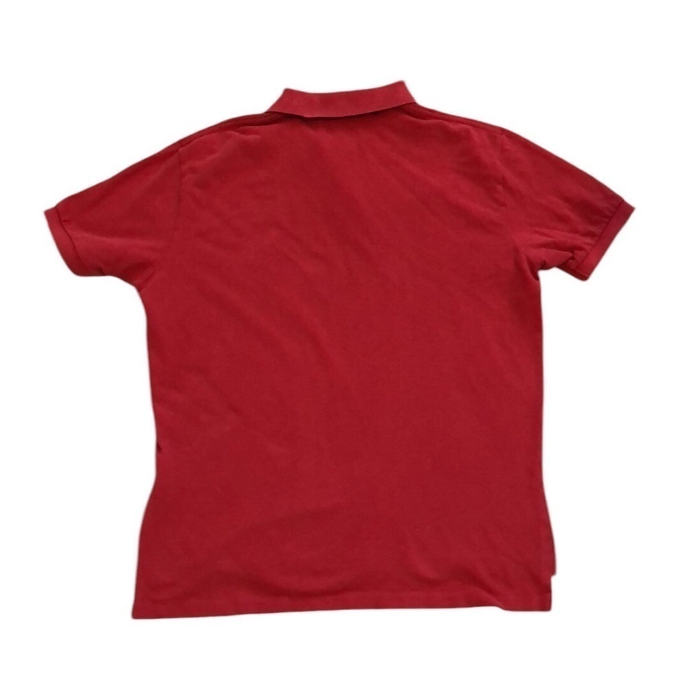 Polo By Ralph Lauren Mens Polo Sz L Red Short Sleeve Cotton Work Business Casual - Picture 5 of 7